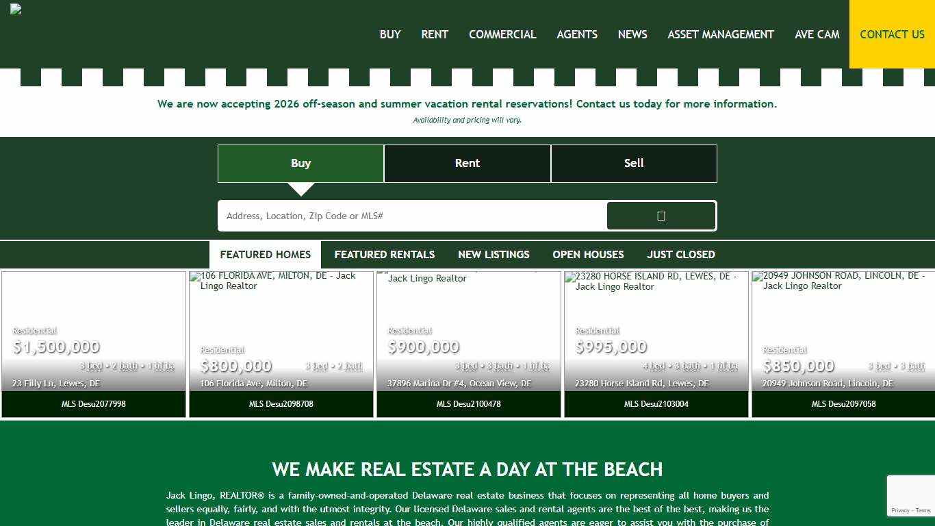 Sussex County Real Estate Map Search - Jack Lingo REALTOR