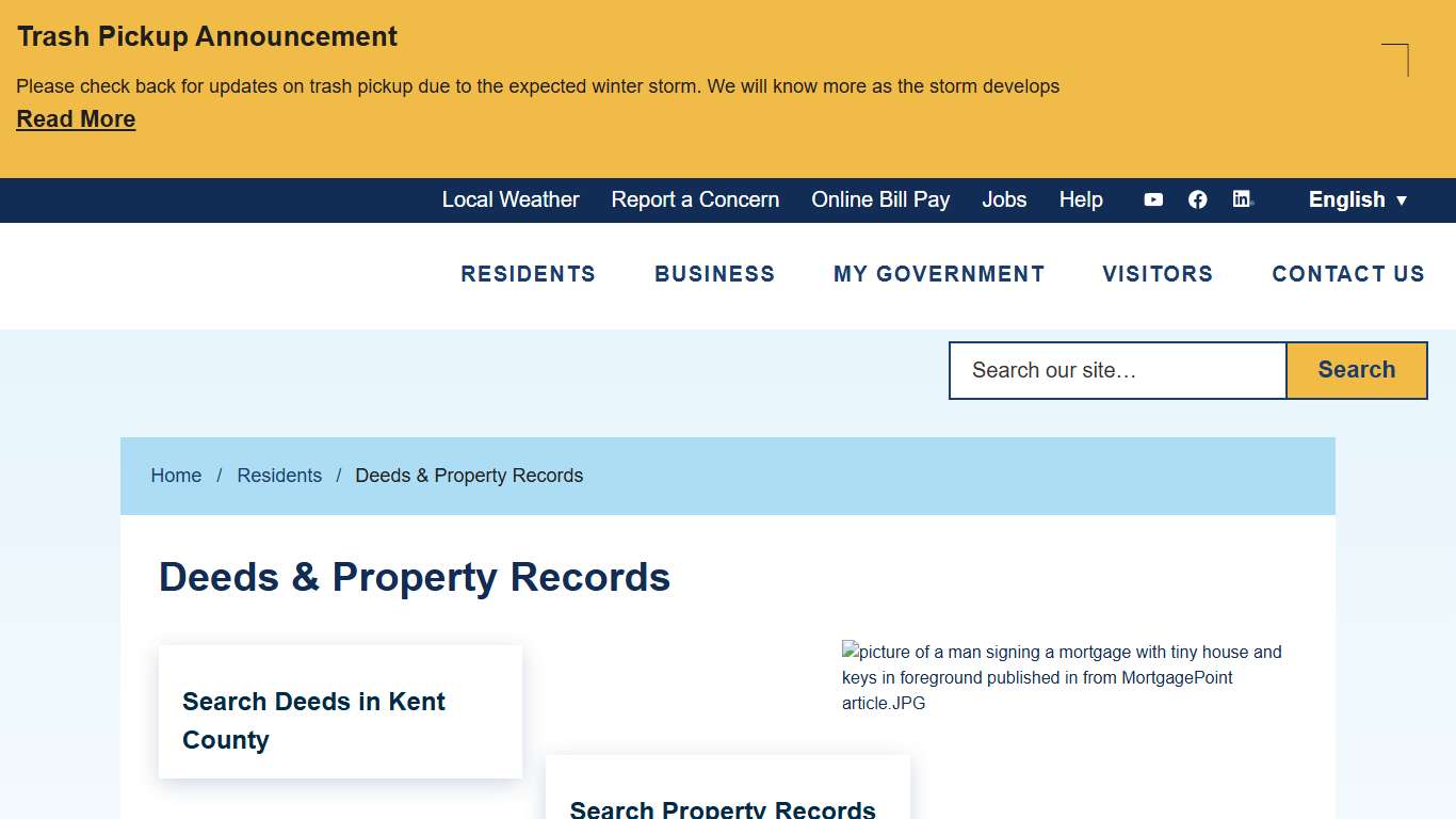 Deeds & Property Records Kent County Levy Court